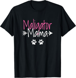 Maligator Mama Funny Belgian Malinois Mom T-Shirt - T-Shirt | Black