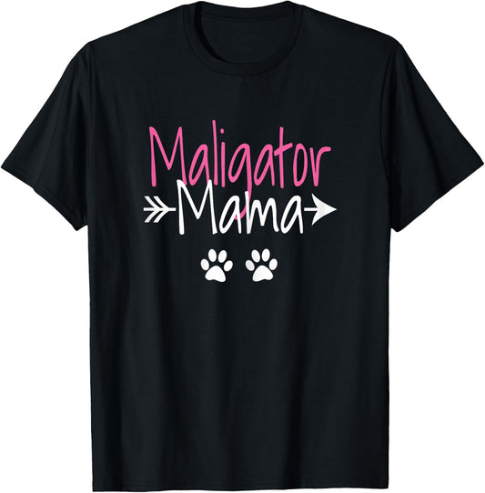Maligator Mama Funny Belgian Malinois Mom T-Shirt - T-Shirt | Black