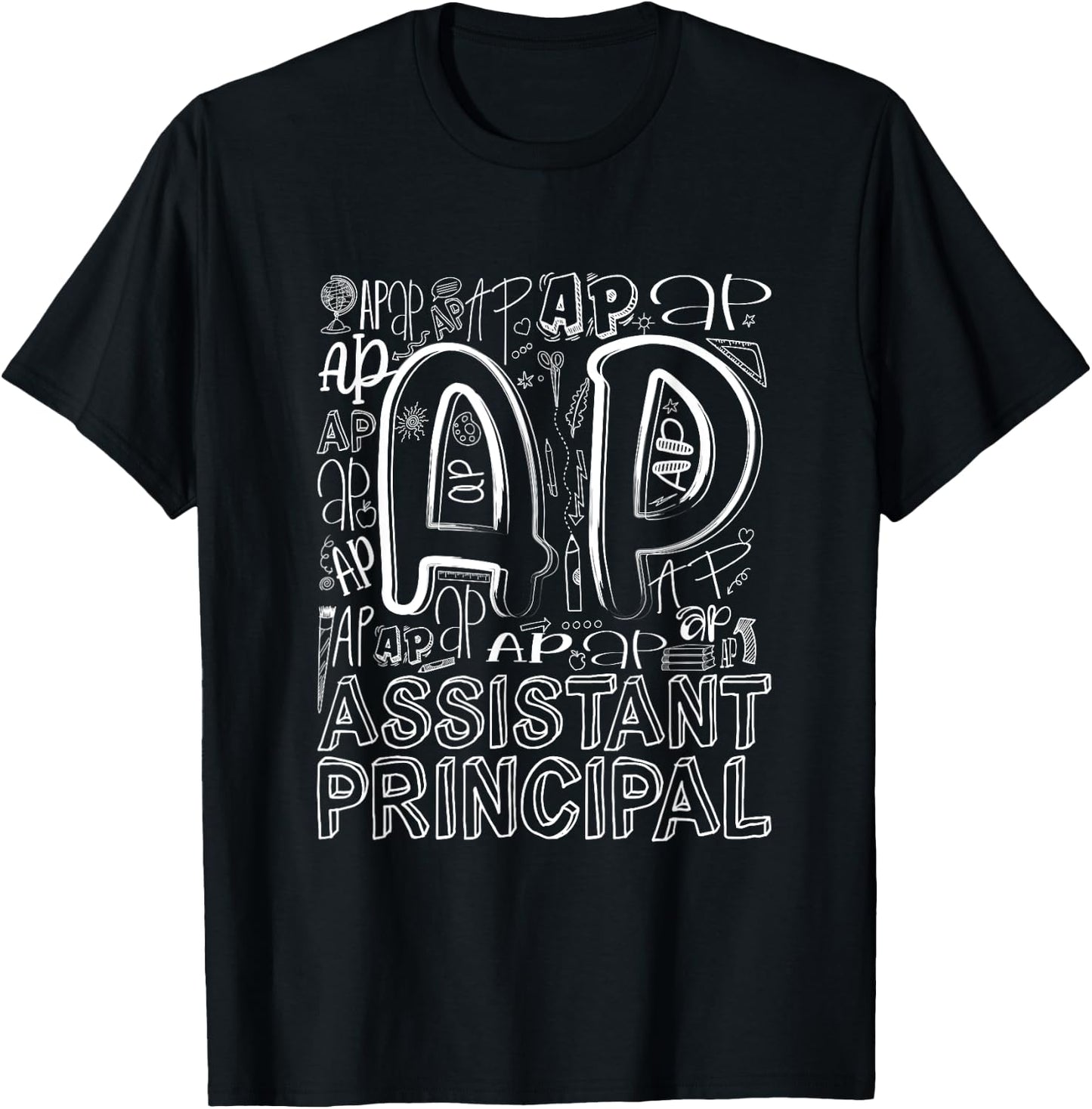Assistant Principal Teacher Appreciation Week Cute Men Women T-Shirt - T-Shirt | Black