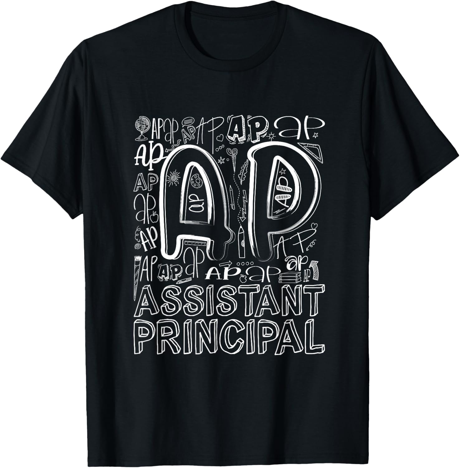 Assistant Principal Teacher Appreciation Week Cute Men Women T-Shirt - T-Shirt | Black