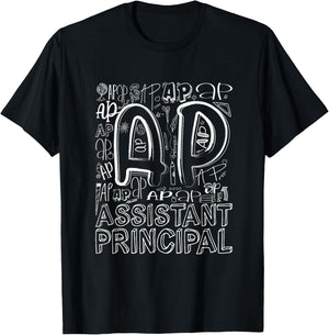 Assistant Principal Teacher Appreciation Week Cute Men Women T-Shirt - T-Shirt | Black