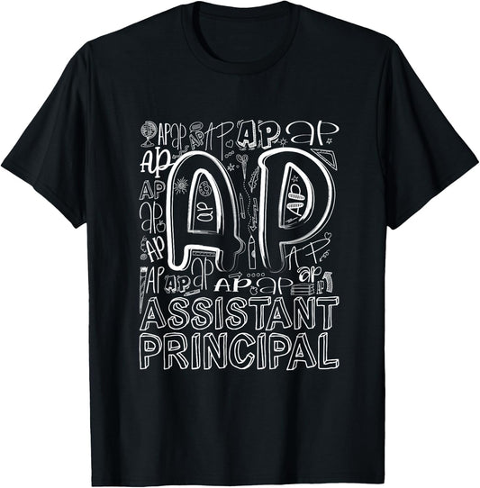 Assistant Principal Teacher Appreciation Week Cute Men Women T-Shirt - T-Shirt | Black