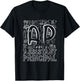 Assistant Principal Teacher Appreciation Week Cute Men Women T-Shirt - T-Shirt | Black