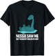 Funny Nessie Monster of Loch Ness Design for Scotland Trip T-Shirt - T-Shirt | Black