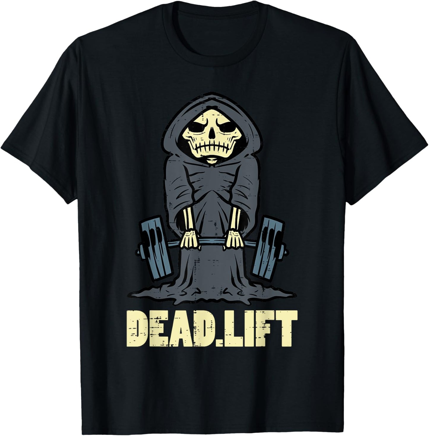 Workout Skeleton Deadlift Gym Training Exercise Men Women T-Shirt - T-Shirt | Black
