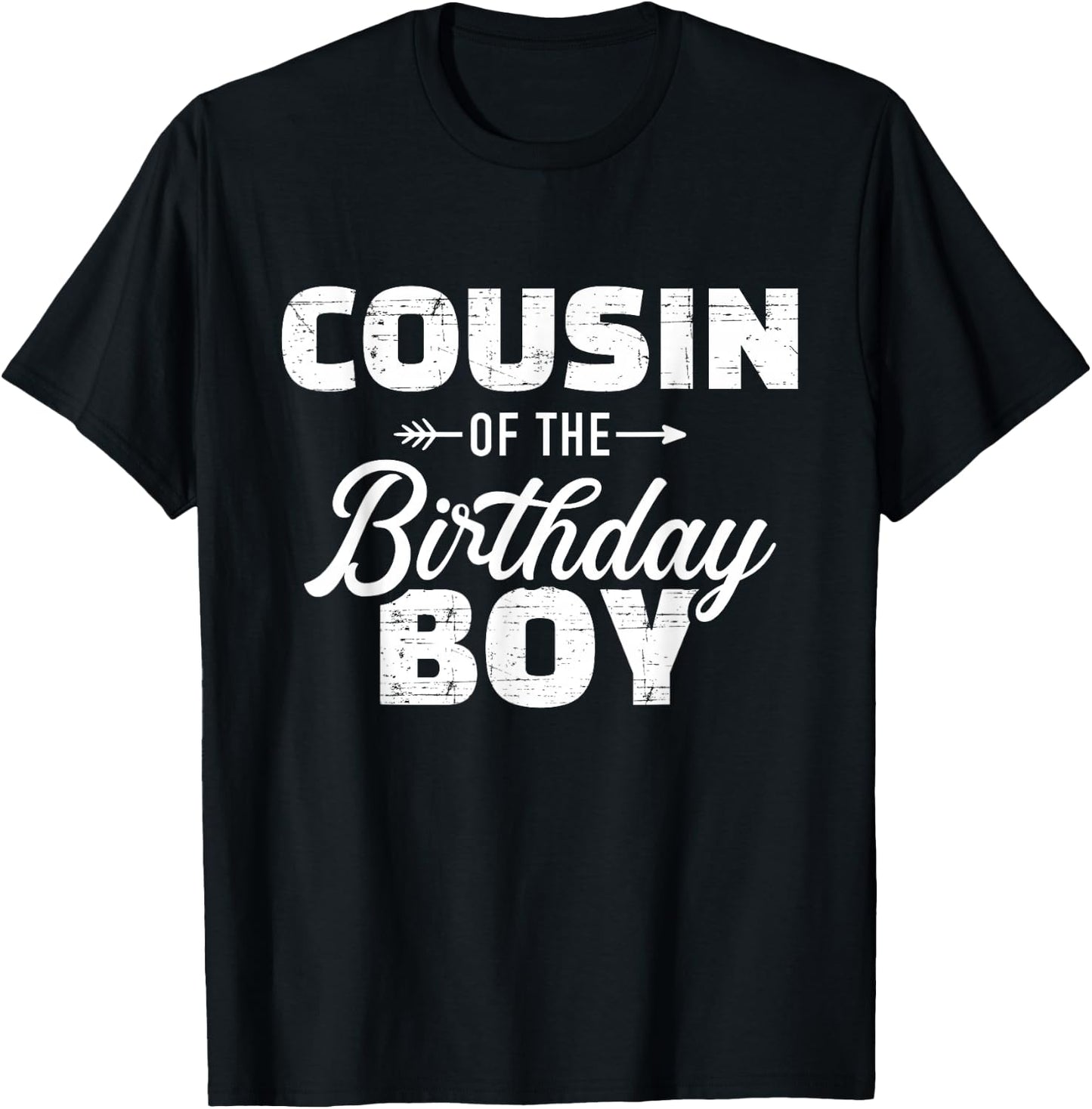 Cousin from Birthday Boy T-Shirt - T-Shirt | Black