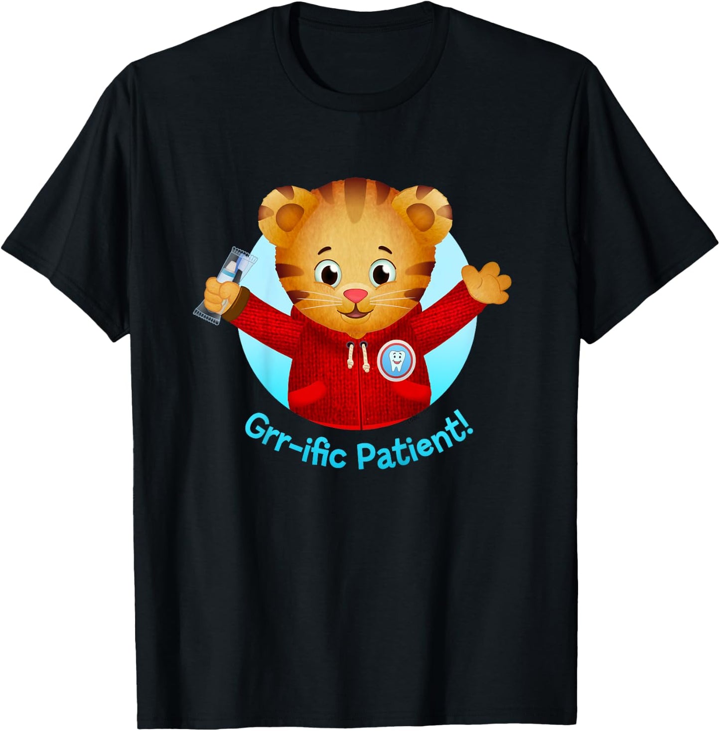 Daniel Tiger's Neighborhood: Grr-ific Patient T-Shirt - T-Shirt | Black