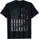 Funny American Flag Hawaiian Gift Men Women Cool Hawaii Trip T-Shirt - T-Shirt | Black