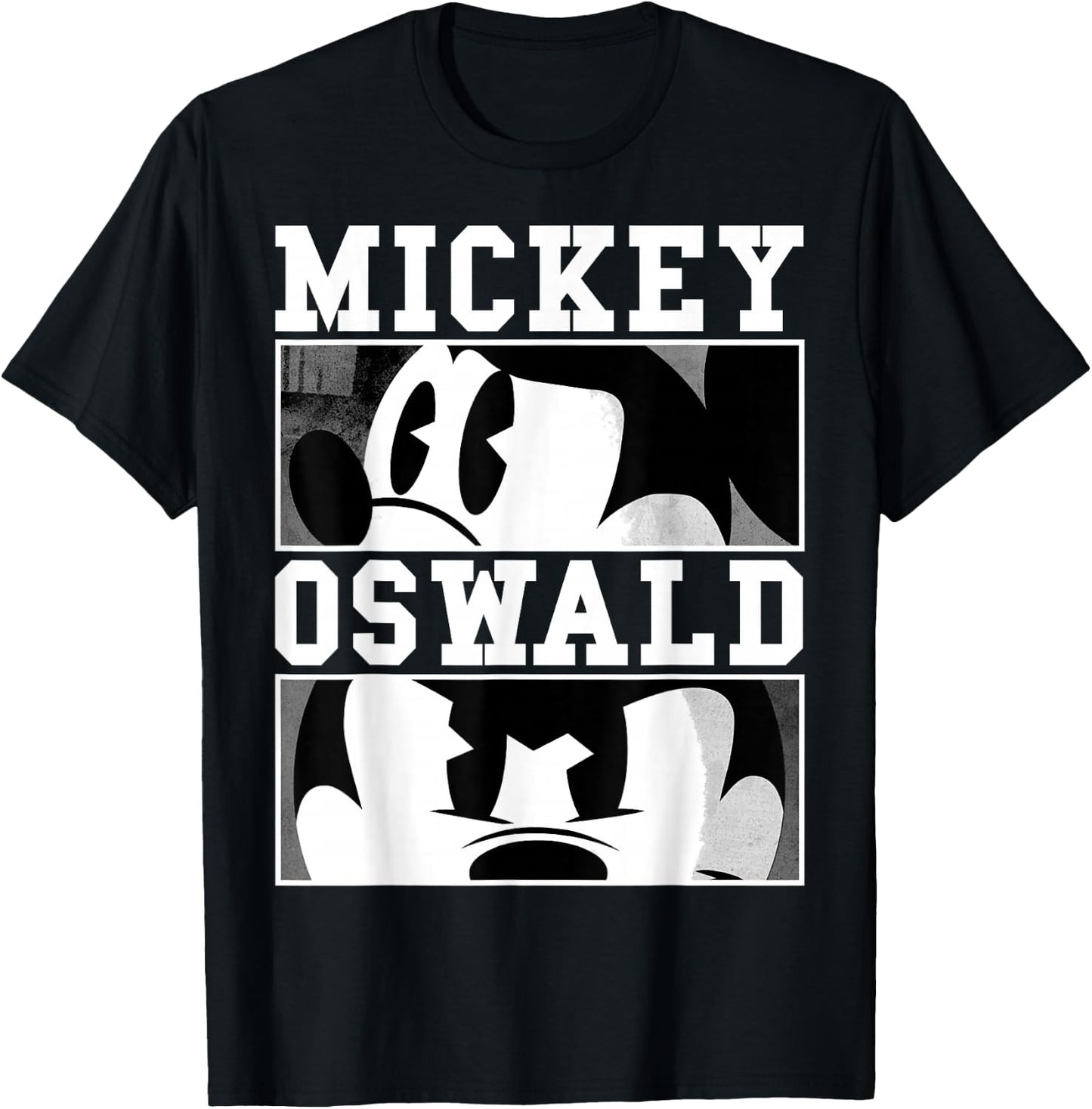 Disney Epic Mickey and Oswald Panels T-Shirt - T-Shirt | Black