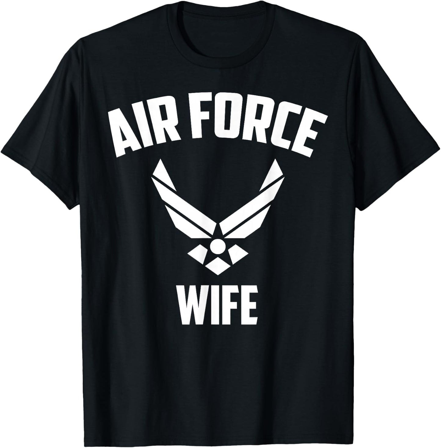Cool Air Force Wife Gift | Best Proud Veteran Military Women T-Shirt - T-Shirt | Black