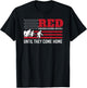 Remember Everyone Deployed RED Army Pride T-Shirt - T-Shirt | Black
