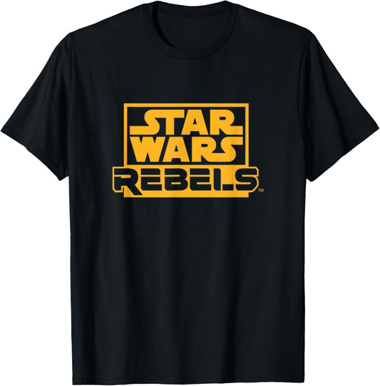 Star Wars Rebels Animated Series Official Logo T-Shirt - T-Shirt | Black