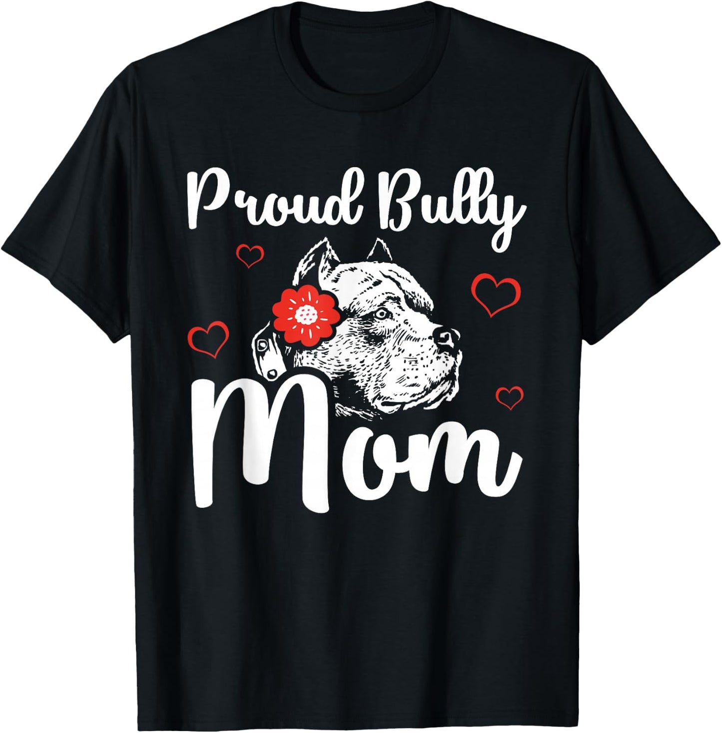 Bully Mom | American Bully Pitbull Dog Owner T-Shirt - T-Shirt | Black