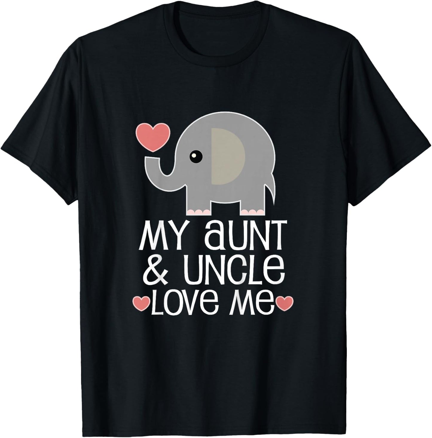 My Aunt and Uncle Love Me Nephew T-Shirt - T-Shirt | Black
