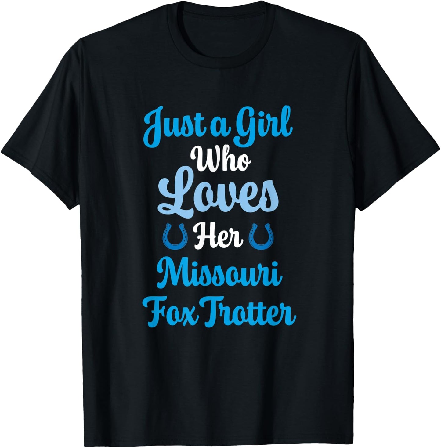 Missouri Fox Trotter Horse Gift Women: Missouri Fox Trotter T-Shirt - T-Shirt | Black