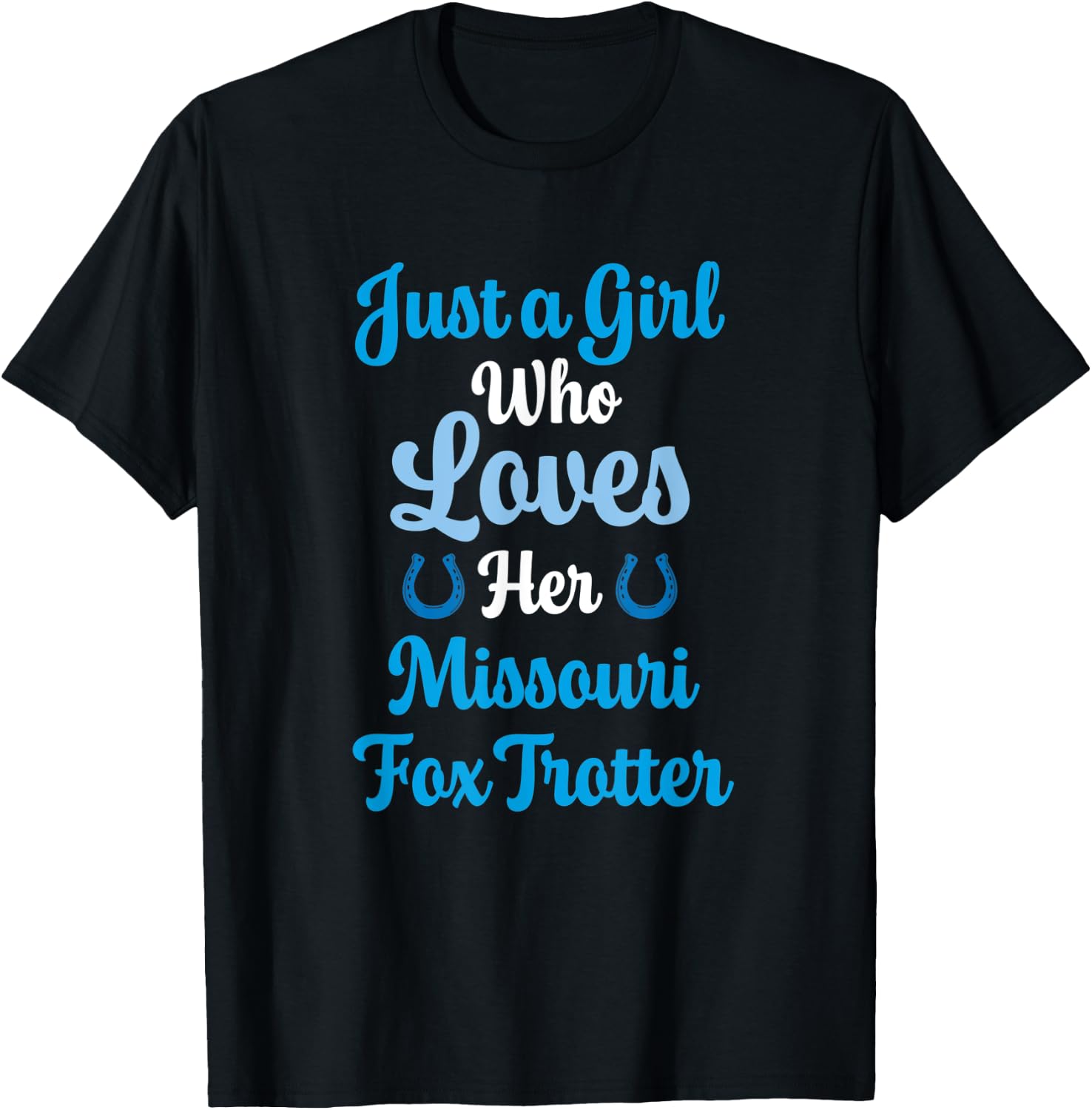 Missouri Fox Trotter Horse Gift Women: Missouri Fox Trotter T-Shirt - T-Shirt | Black