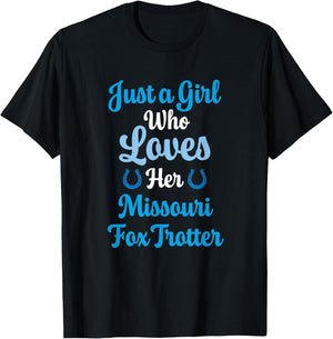 Missouri Fox Trotter Horse Gift Women: Missouri Fox Trotter T-Shirt - T-Shirt | Black