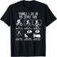 Things I Do In My Spare Time Funny Mountain Bike MTB Bicycle T-Shirt - T-Shirt | Black