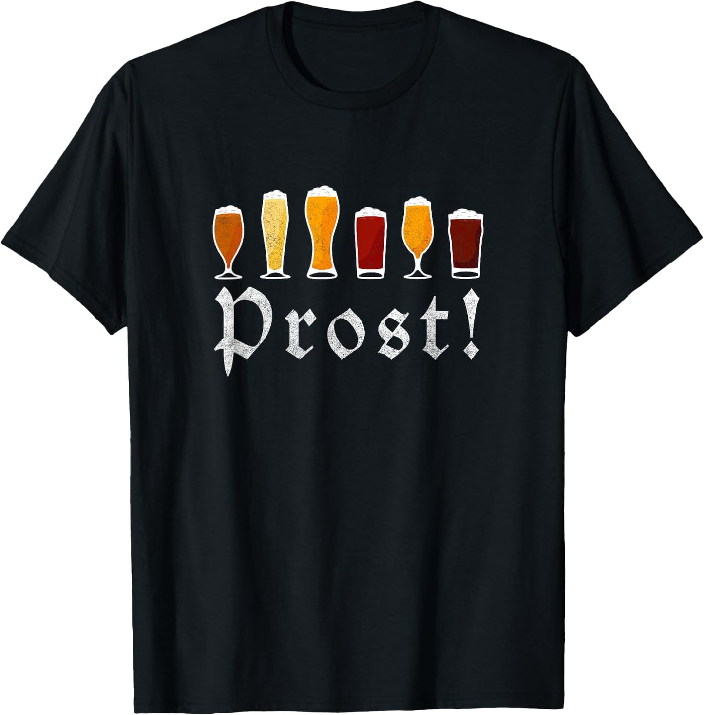 Oktoberfest Prost Celebrate Diversity Beer T-Shirt - T-Shirt | Black