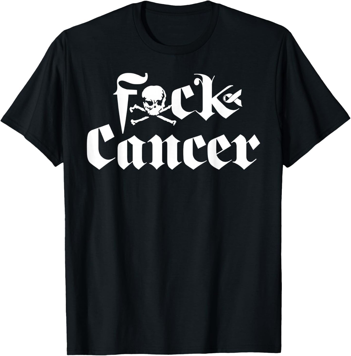 FU Cancer - Fuck Cancer Awareness T-Shirt - T-Shirt | Black
