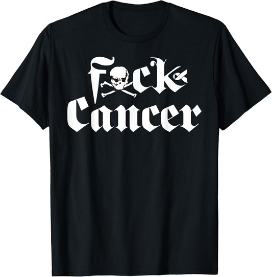 FU Cancer - Fuck Cancer Awareness T-Shirt - T-Shirt | Black