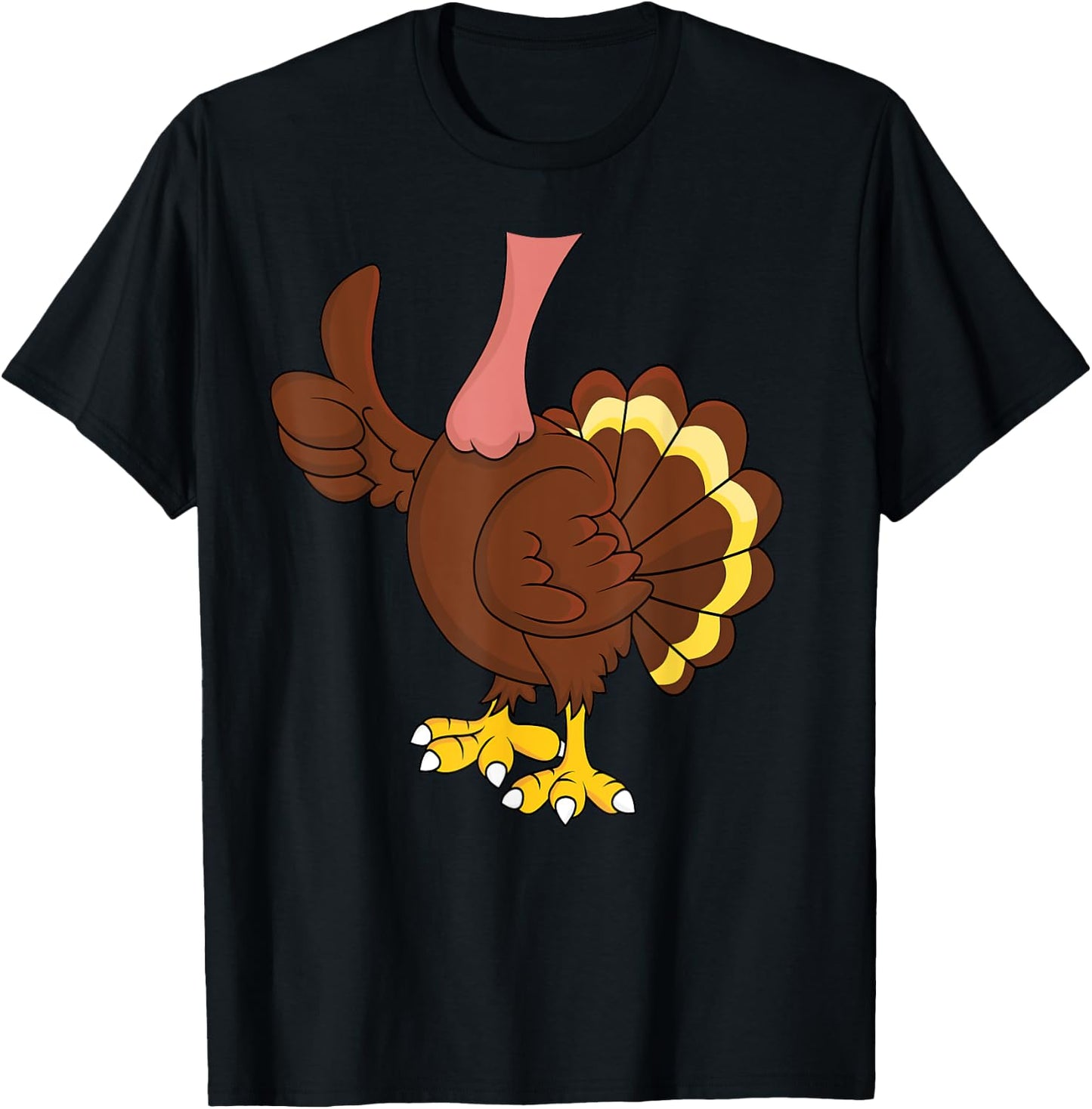 Turkey Adult Kids Men Women Turkey Costume Shirt T-Shirt - T-Shirt | Black