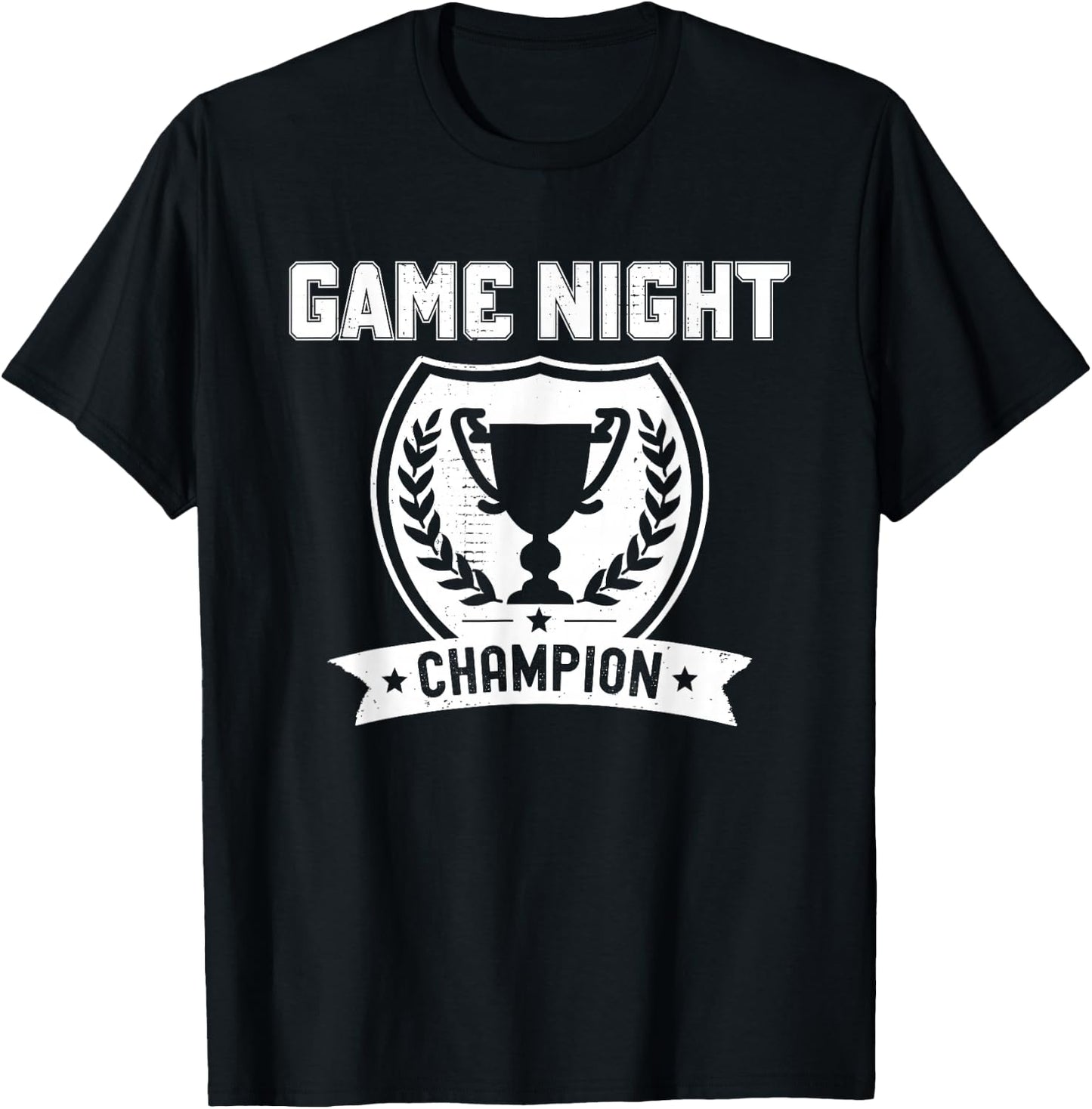 Game Night Champion Funny Gift The Winner T-Shirt - T-Shirt | Black
