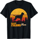 Bracco Italiano Mama Vintage Retro Dog Women's Gift T-Shirt - T-Shirt | Black