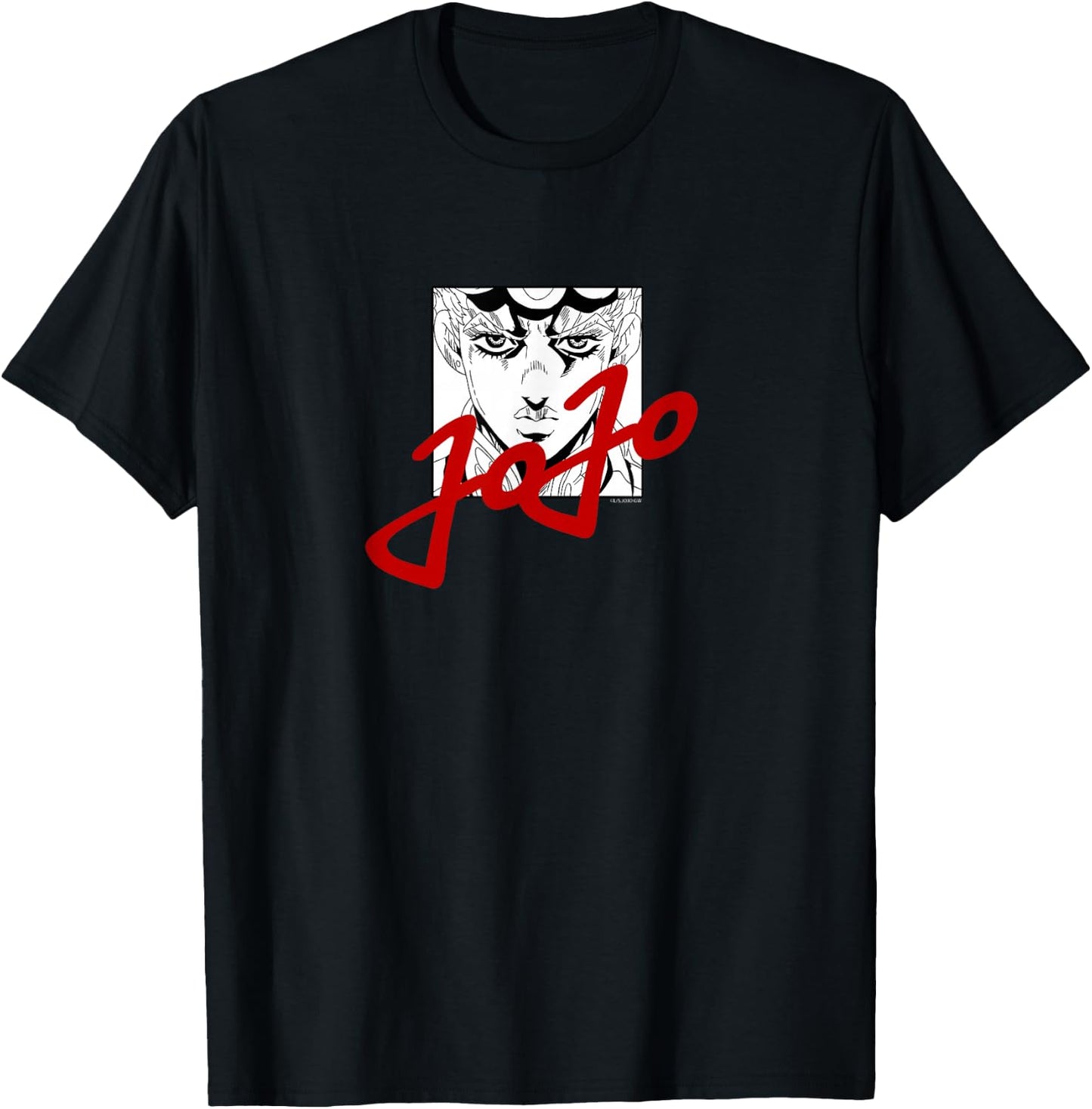 JoJo's Bizarre Adventure Giorno JoJo Script Anime T-Shirt - T-Shirt | Black