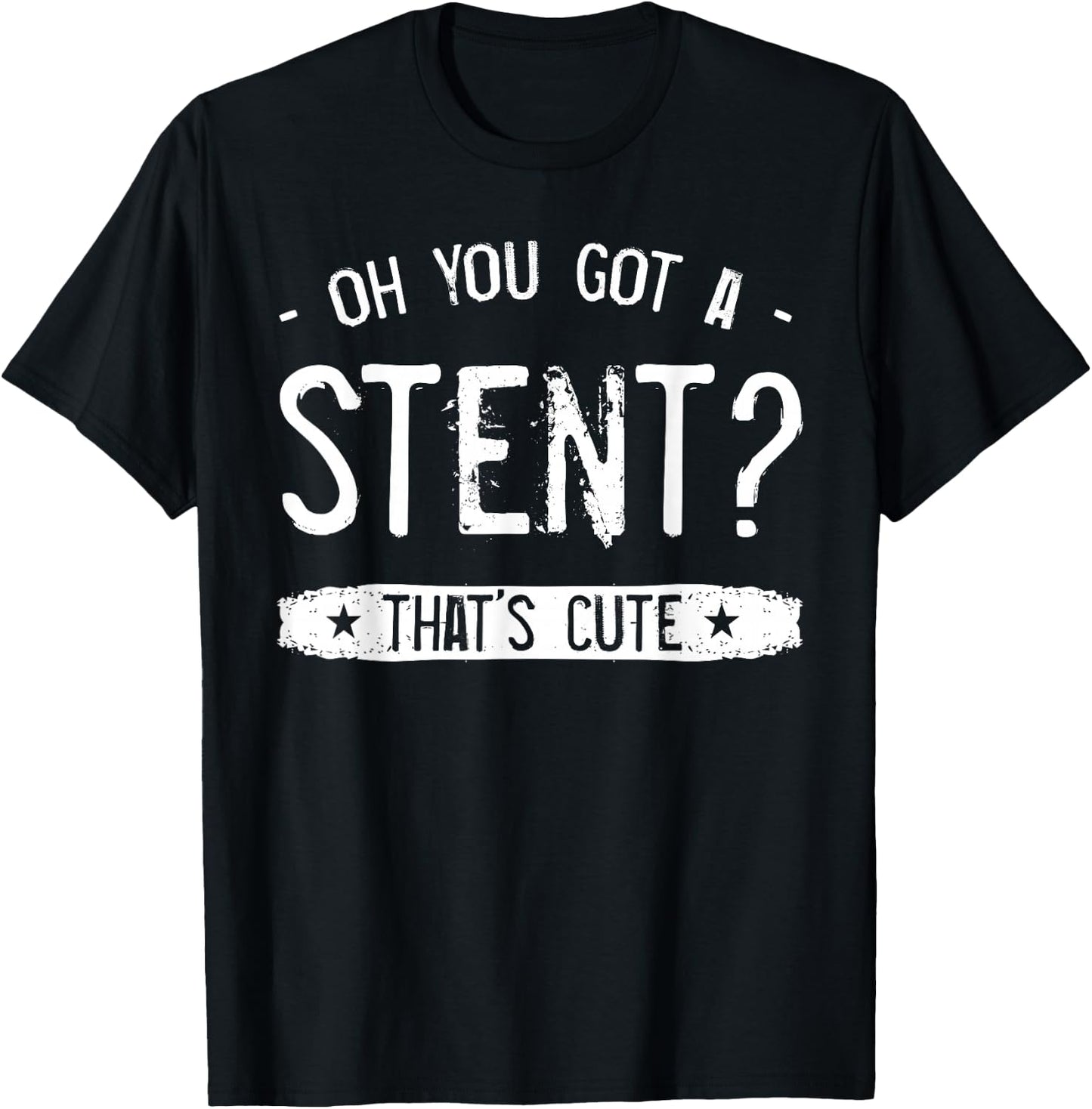 Heart Surgery Stent Transplant Survivor Orthotopic Cardiac T-Shirt - T-Shirt | Black
