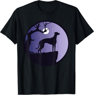 Greyhound Grey-Dog Italian-Greyhound T-Shirt - T-Shirt | Black