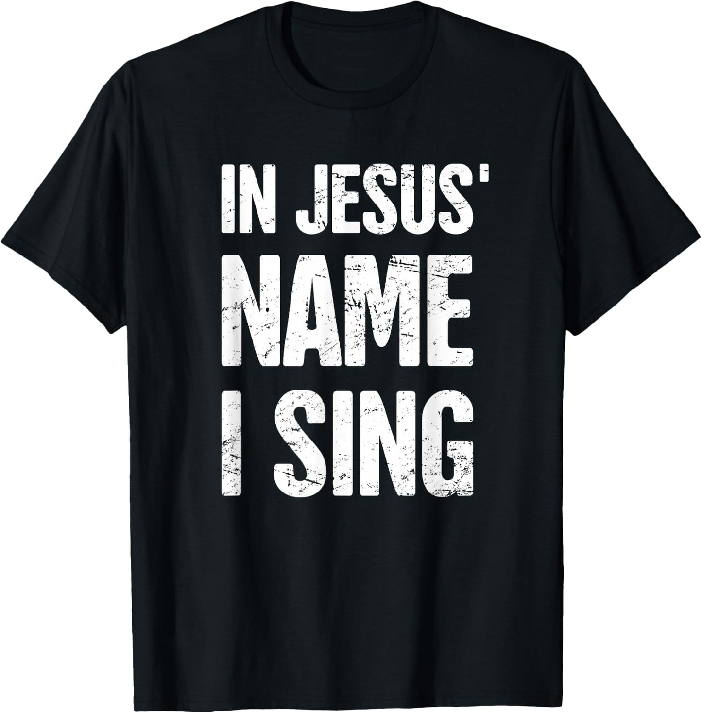 Christian Band Vocalist / Church Choir T-Shirt - T-Shirt | Black
