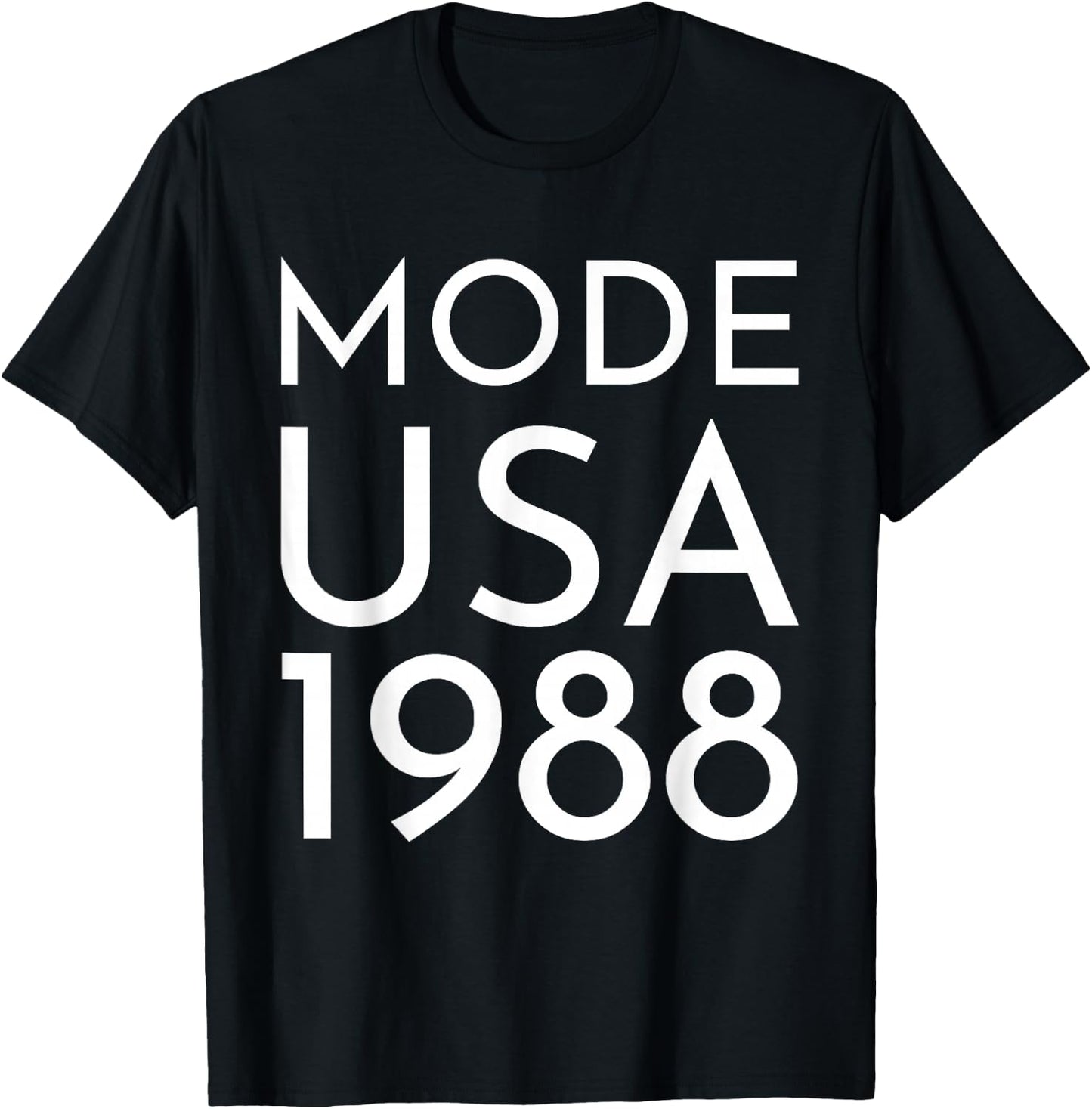 Fashion USA 1988 Mass Tour T-Shirt - T-Shirt | Black
