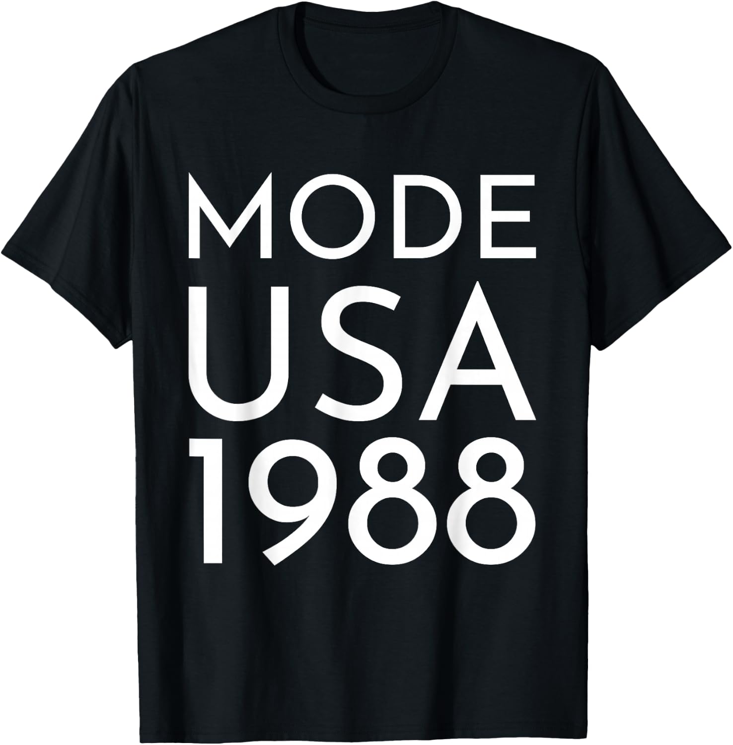 Fashion USA 1988 Mass Tour T-Shirt - T-Shirt | Black