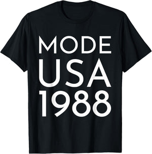 Fashion USA 1988 Mass Tour T-Shirt - T-Shirt | Black