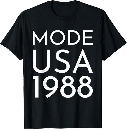 Fashion USA 1988 Mass Tour T-Shirt - T-Shirt | Black