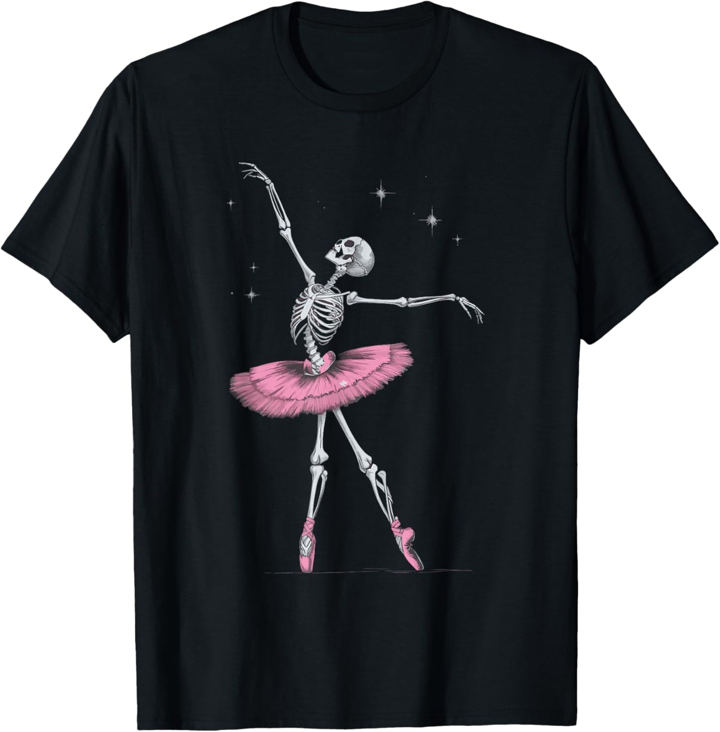 Skeleton Ballet T-Shirt - T-Shirt | Black