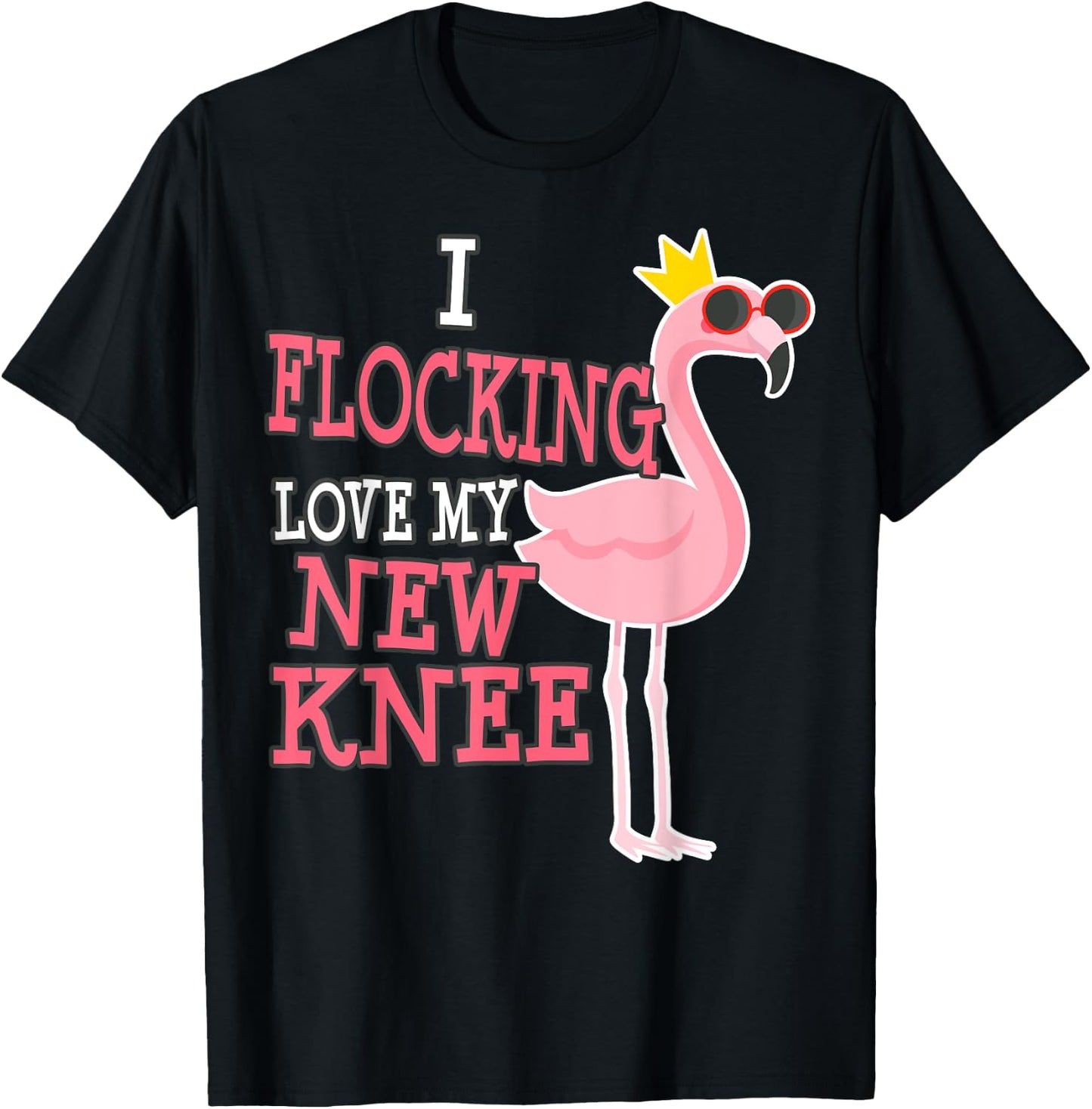Funny Knee Replacement Surgery Get Well Funny T-Shirt - T-Shirt | Black
