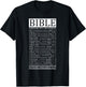 Bible Emergency Hotline Numbers | Christian T-Shirt - T-Shirt | Black