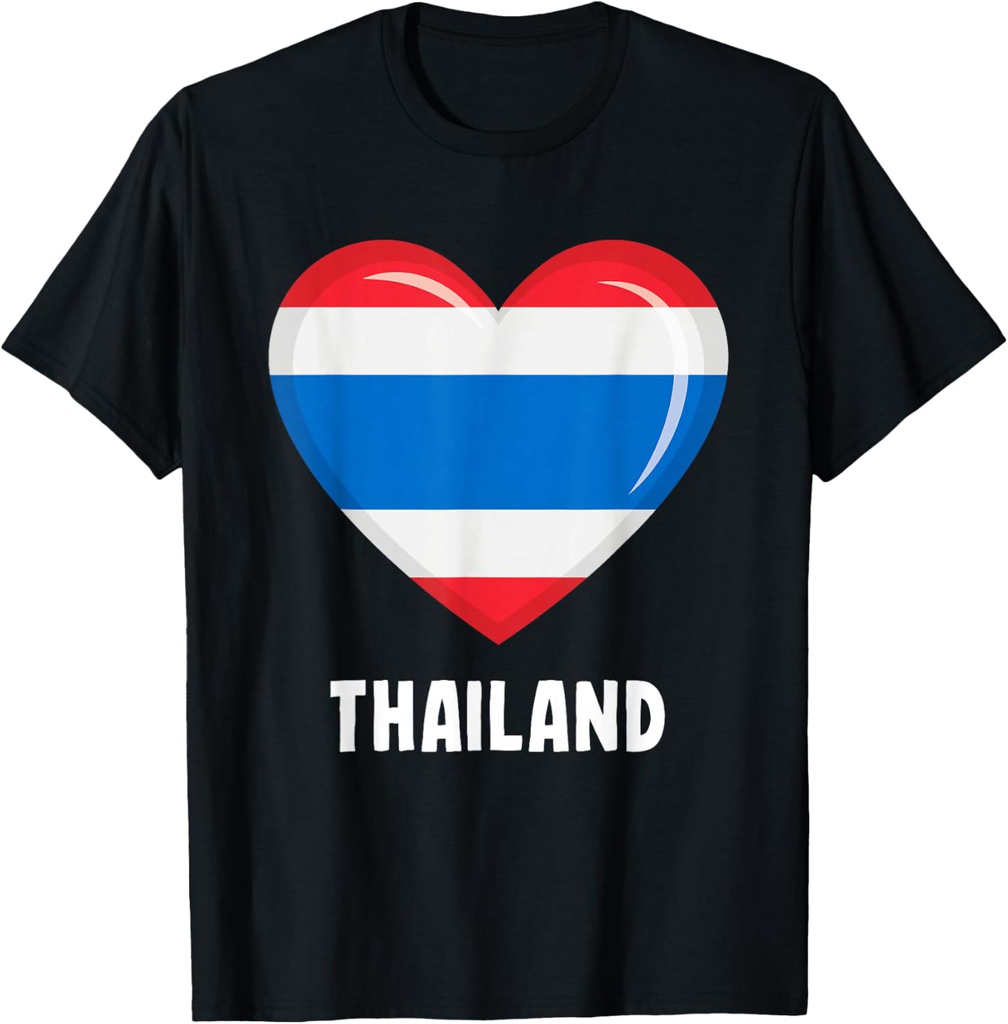 Thailand Flag Shirt | Thai T-Shirt - T-Shirt | Black