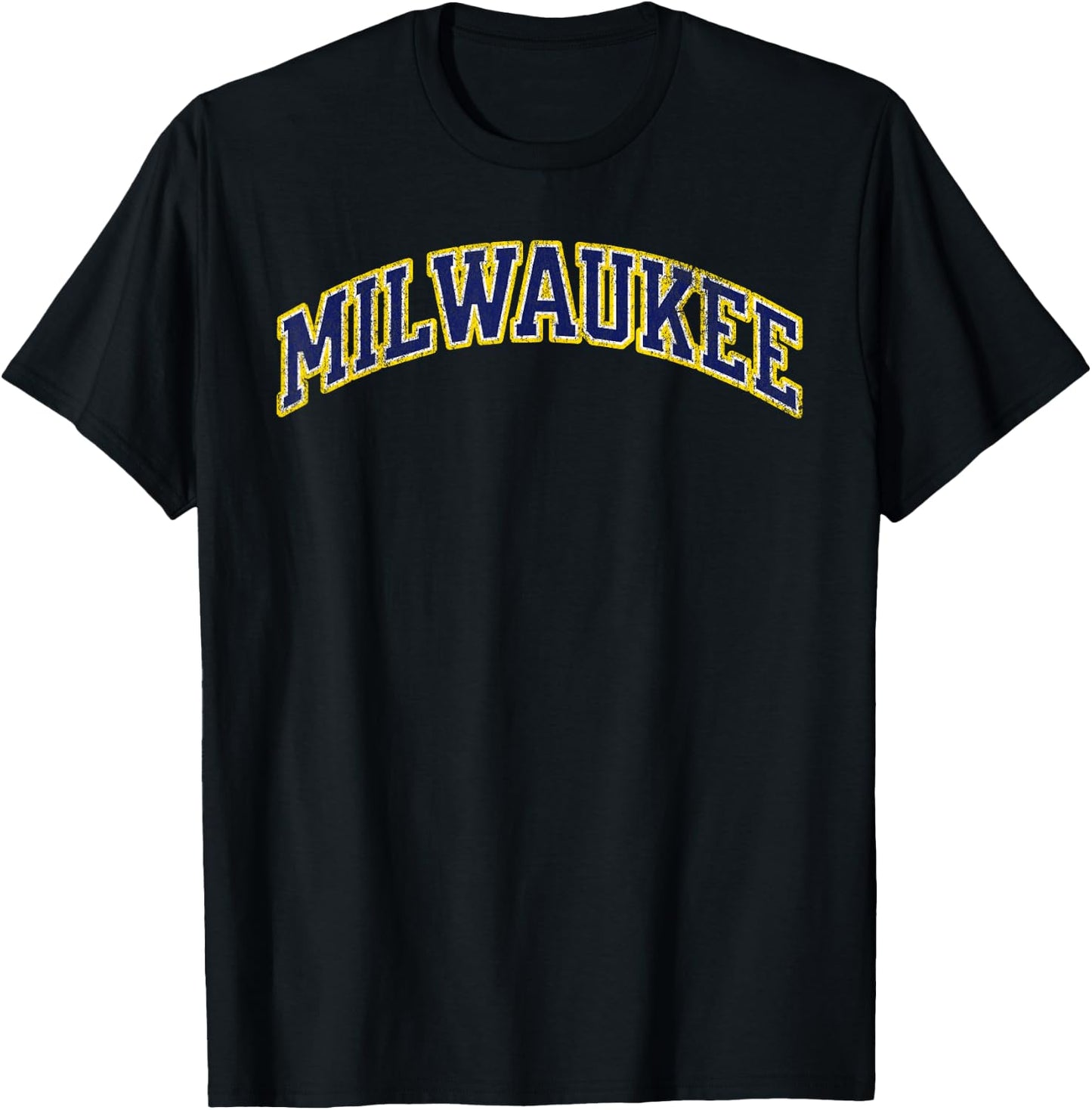 Milwaukee vintage baseball city T-Shirt - T-Shirt | Black