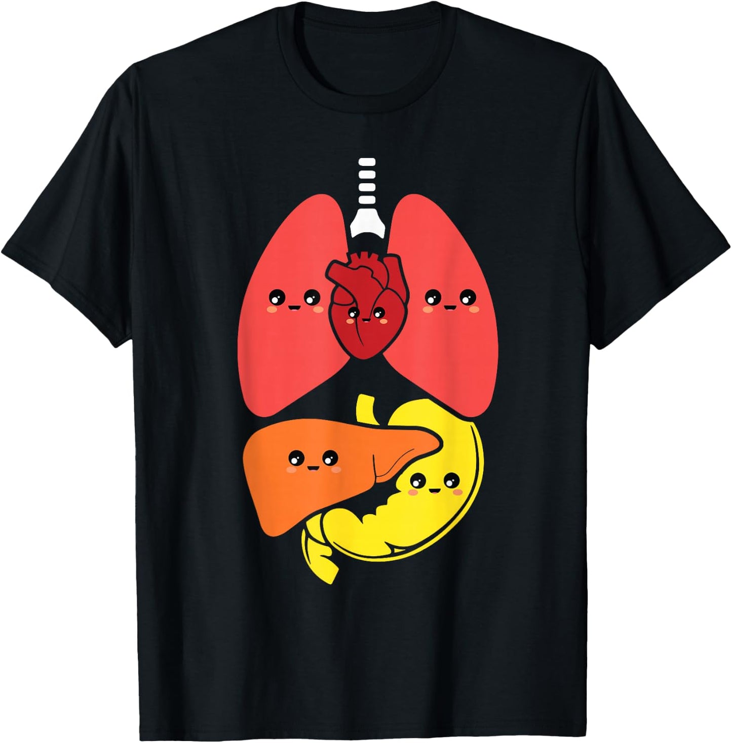 Anatomy Anatomical Body Systems Nurse T-Shirt - T-Shirt | Black