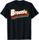 Girls Brownie Retro Troop | Scouting T-Shirt - T-Shirt | Black