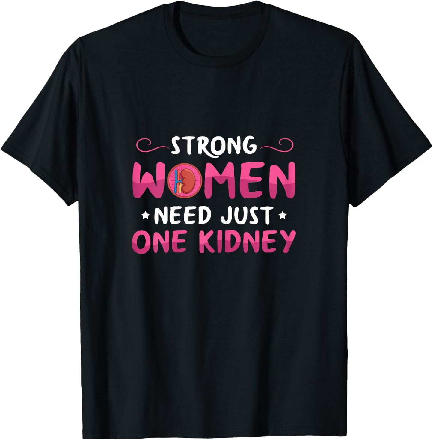 Kidney Surgery Design for your Kidney Donor Wife T-Shirt - T-Shirt | Black