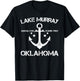 LAKE MURRAY OKLAHOMA Funny Fishing Camping Summer Gift Men Women Kids T-Shirt - T-Shirt | Black