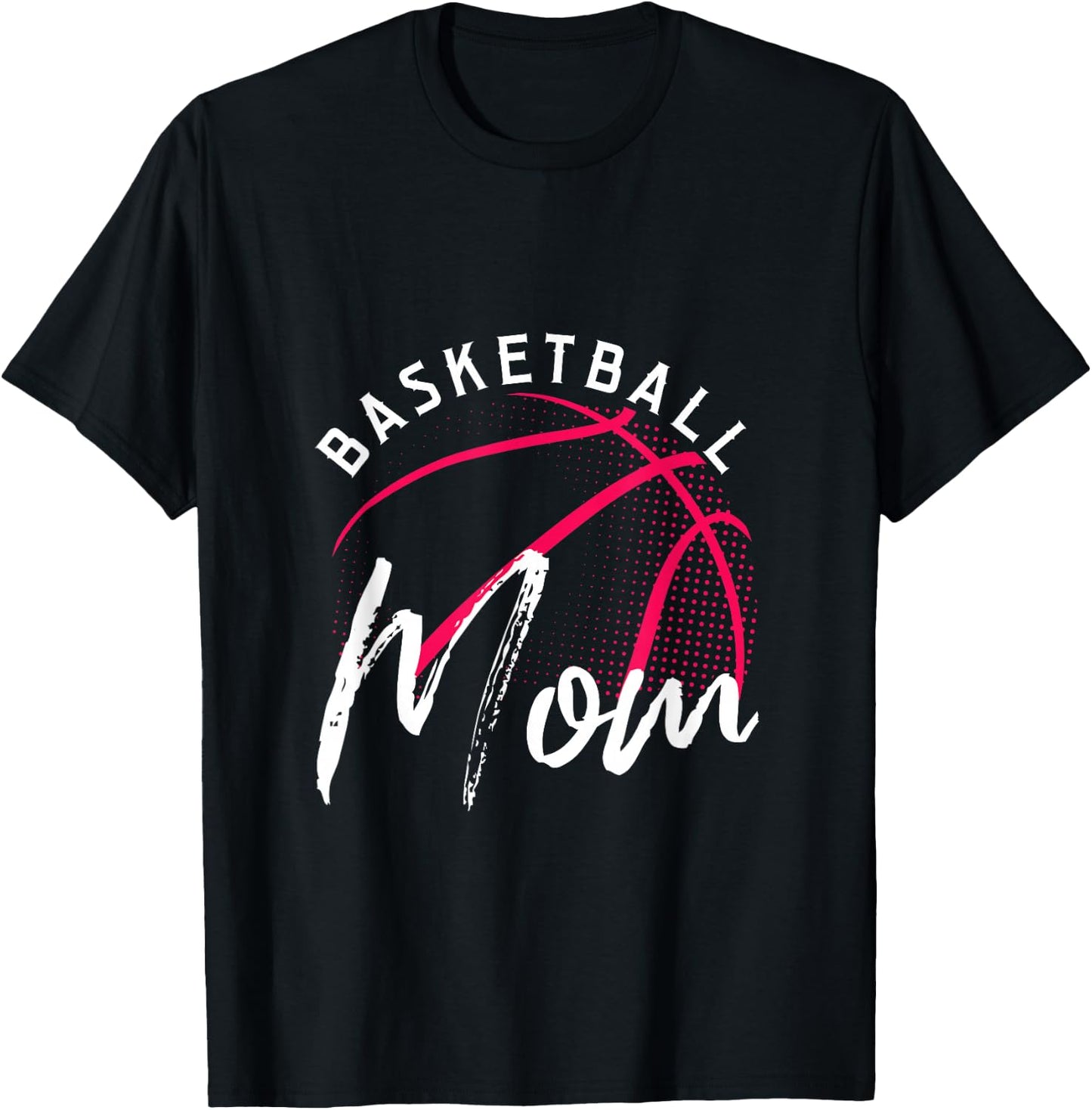 Basketball Mom Mothers Day T-Shirt - T-Shirt | Black