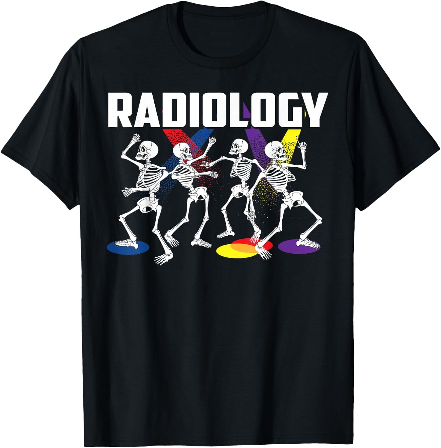 Funny Radiology Technologist Gift | Cute Rad Tech Men Women T-Shirt - T-Shirt | Black