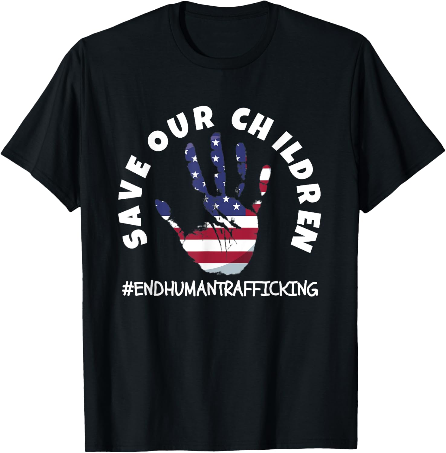 Save Our Children for Patriots T-Shirt - T-Shirt | Black