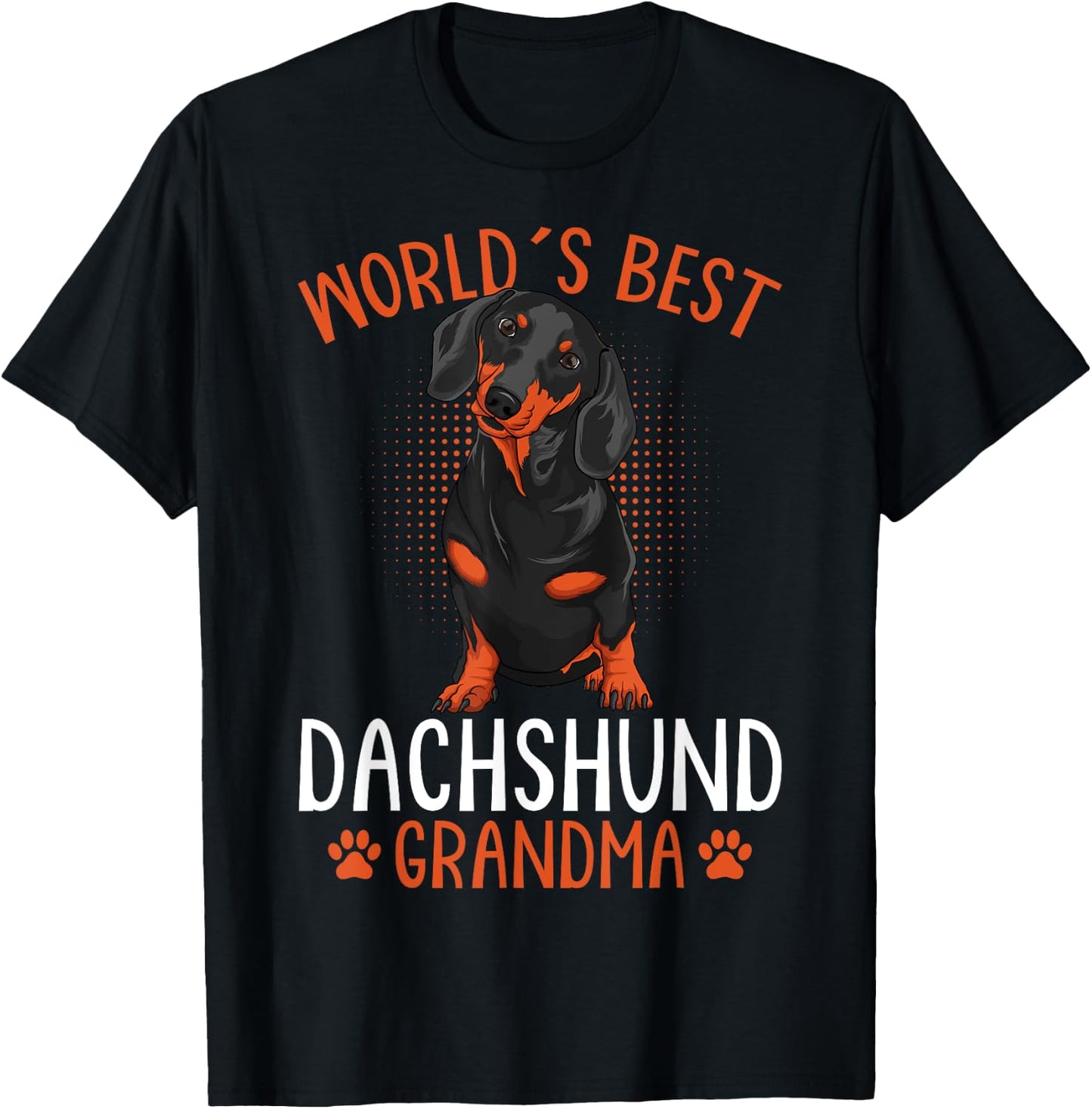 Dachshund Grandma Funny Weenie Dog Lover Weiner Dog Women T-Shirt - T-Shirt | Black