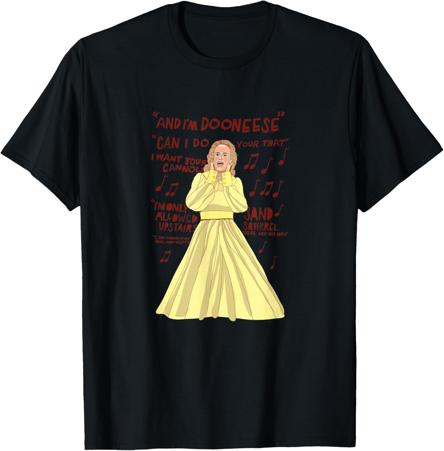 Saturday Night Live Dooneese Hilarious T-Shirt - T-Shirt | Black